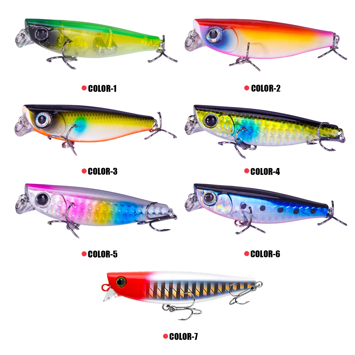 Señuelo hundido Minnow Wobbler para pesca de lucio con acción natural - imagen 3