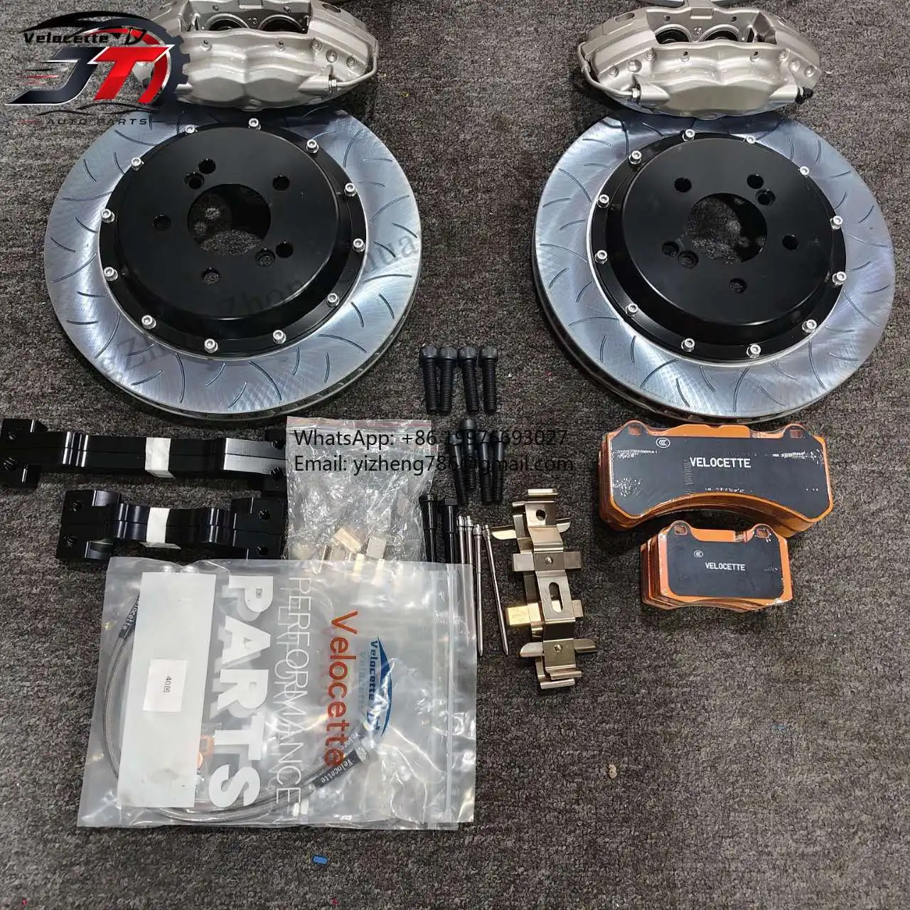 New style Brake Caliper Kit Front V6 6-pot Rear F40 4 Pistons with Parking Caliper for Jeep Wrangler Grand Cherokee Renegade Com