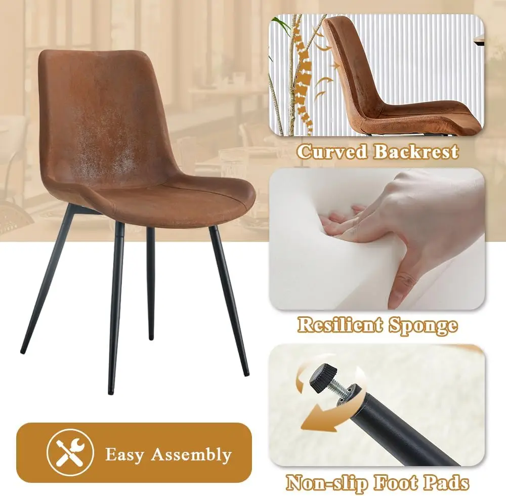 Set for 8, 59"-75" Extendable Dining Room Table Set with 8 Upholstered Chairs, Wood Kitchen Table Chairs Set for Living Room,