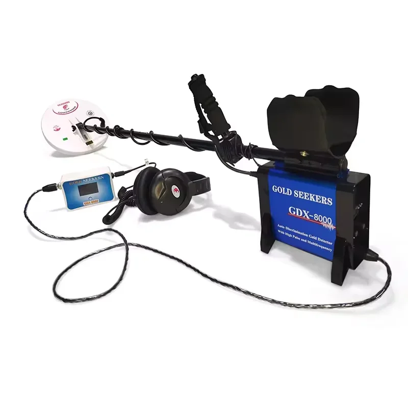 GDX8000 Underground Gold Detector ROHS Certified 15cm(10in) Search Coil High Sensitivity IP68 Rated 25kHz 200W