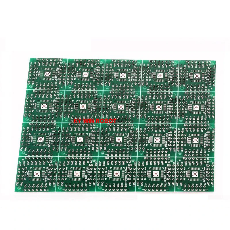 5 Pcs HTQFP QFN48 to DIP48 QFN44 0.5mm QFP48 QFP44 PQFP LQFP Adapter Plate