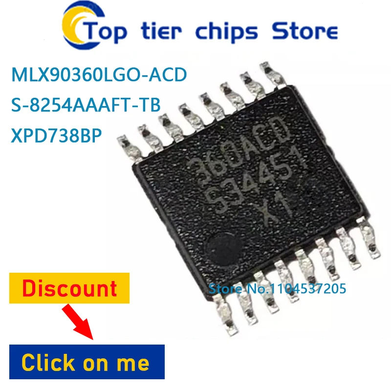 10PCS~5PCS/LOT  MLX90360LGO-ACD S-8254AAAFT-TB MLX90360LGO S-8254AAAFT  TSOP  100% NEW