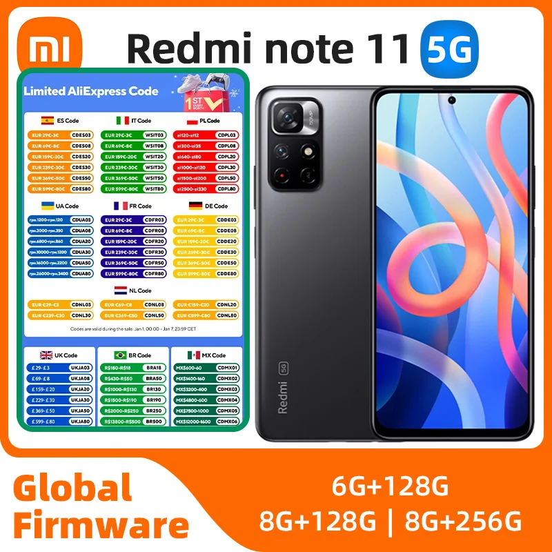 Xiaomi redmi note11 5G Unlocked Android 6.6inch Screen 50MP Camera 5000mAH Battery good codition Smartphone