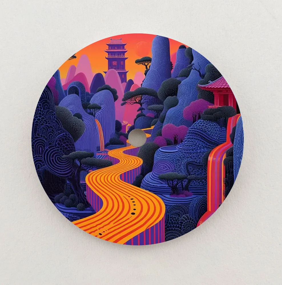 NH35 Dial 28.5mm Dial Colorful Natural Scenery NH36 Dial Colour Dial Fit NH35/NH36 Movement Watch Parts Replacement Custom LOGO