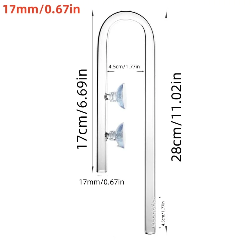 Aquarium Equipment Glass Inlet and Outlet Water Inlet Trumpet Outlet Grass Tank Filter Barrel Pipe Hose Accessories Inlet Outlet