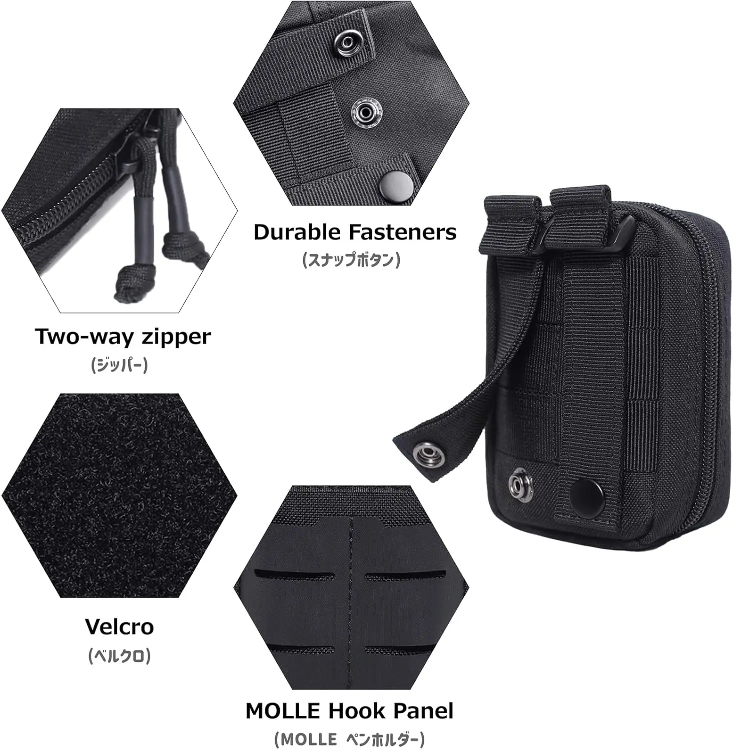 أكياس حزام تكتيكية صغيرة، حقيبة بطارية صغيرة متعددة الأغراض، حامل فتحة بطاقة EDC، حقائب خصر عسكرية، حزمة مولي #6