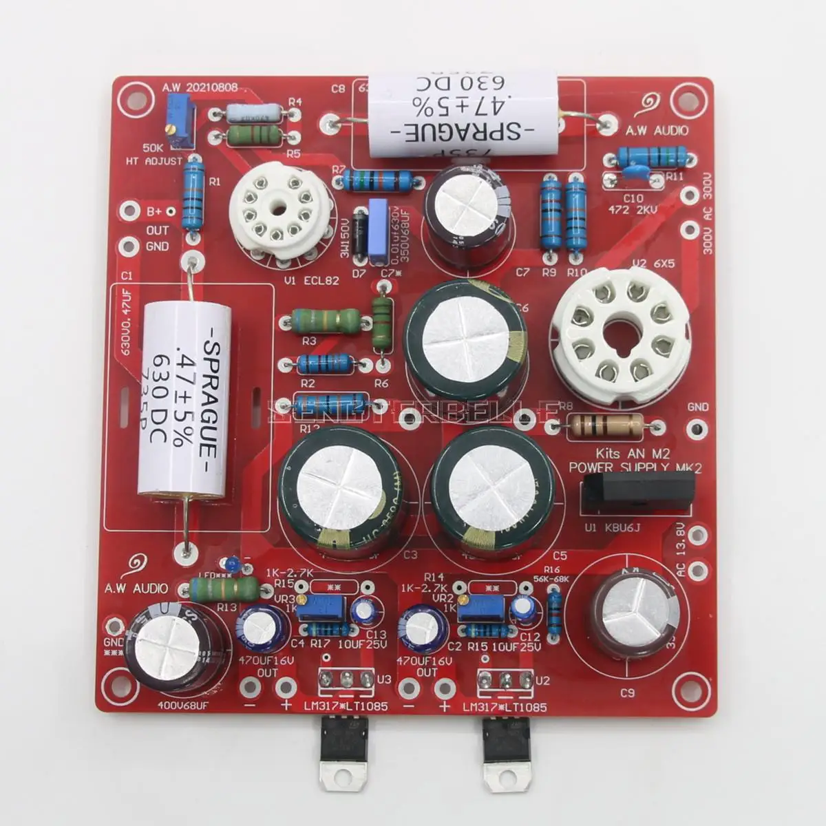 MK2 ECL82+6X5 Vacuum Tube Regulated Power Supply Board Refer to AUDIO NOTE M2 Preamplifier Circuit