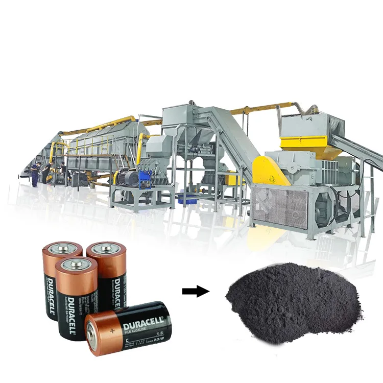 Waste Cellphone Lithium Ion Battery Recycling Plant Machine