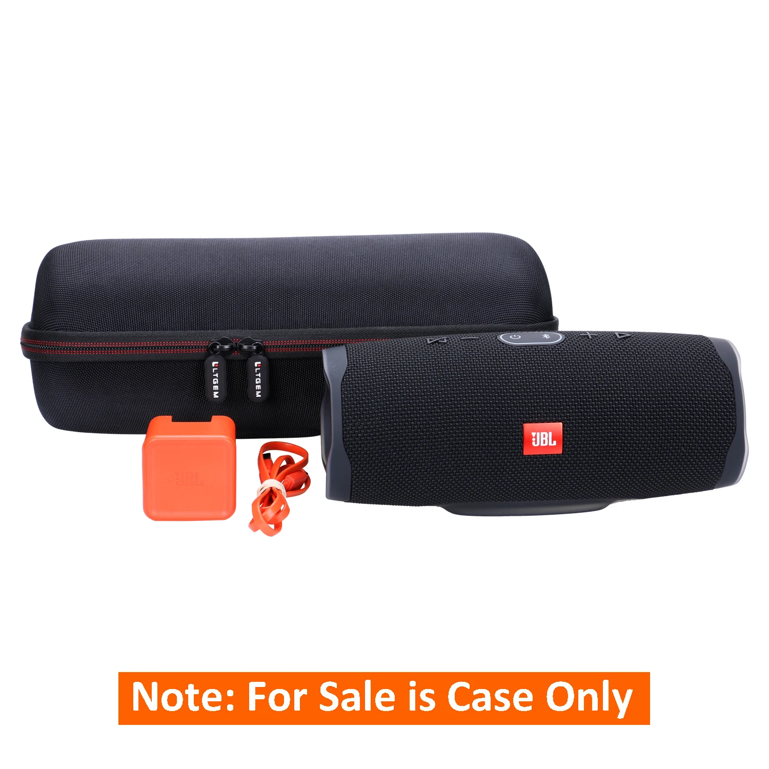 LTGEM Case for JBL Charge 4/JBL Charge 5 Speaker Carrying Case Hard Storage Travel Protective Bag Fits Charger and USB Cable