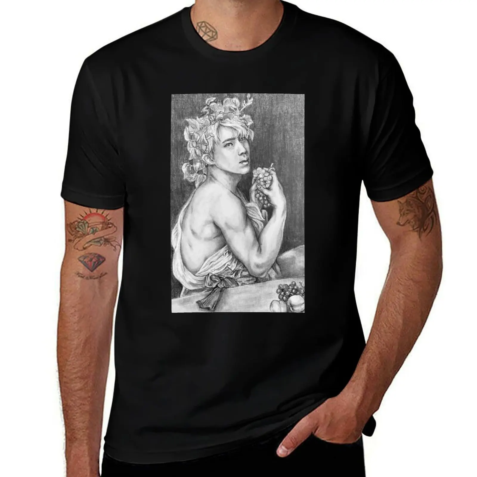 

Dionysus T-Shirt boys whites anime tshirt Luxury man mens t shirt
