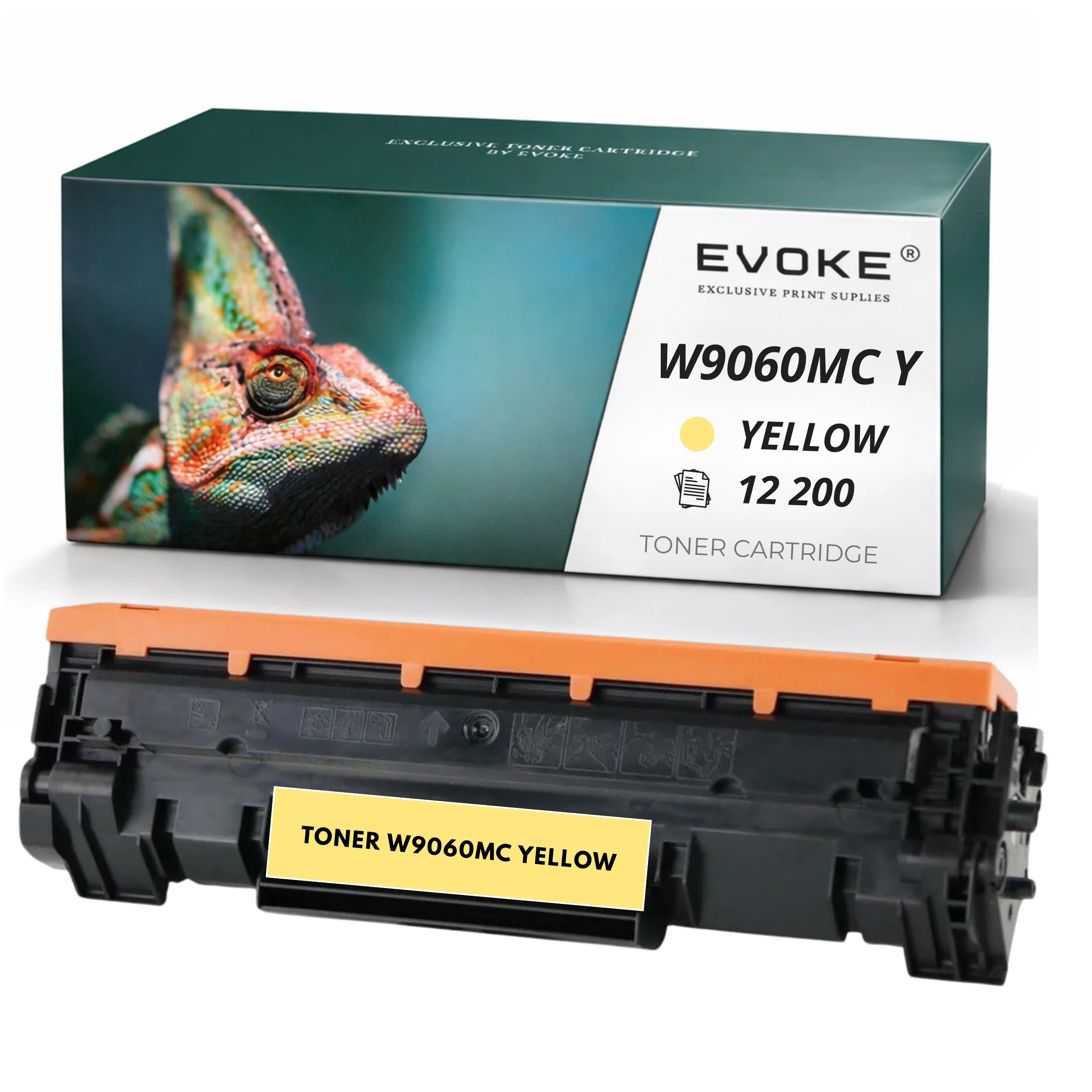 Evoke Compatibele Toner voor Hp W9062Mc W9060Mcy Geel 12200 Pagina's C Laserjetmanaged E55040Dw Flow E57540C E57540Xhn
