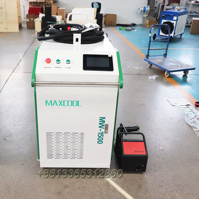 

Maxcool Factory 1500w Industrial Fiber Laser Welding Easy Operation Machines for Stainless Steel Metal Laser Welder