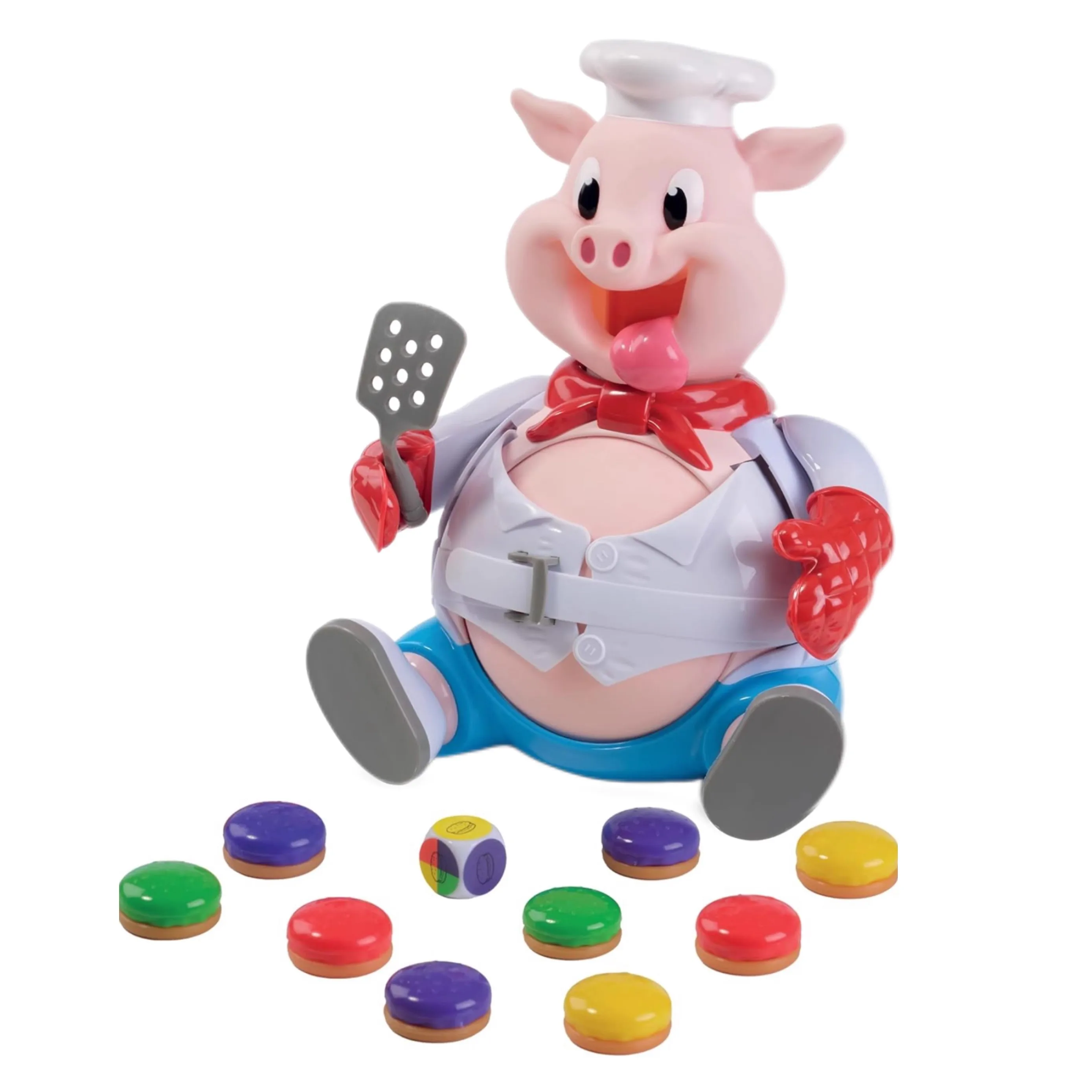 لعبة Pop The Pig الأصلية: Hungry Burger Pig لعبة الطاولة للأطفال الوالدين والطفل، لعبة أطفال تفاعلية صديقة للعائلة