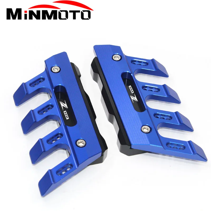 Met Logo Voor Kawasaki Zh2 Z H2 Motorfiets Voorvork Beschermer Spatbord Schuifregelaar Accessoires Spatbord