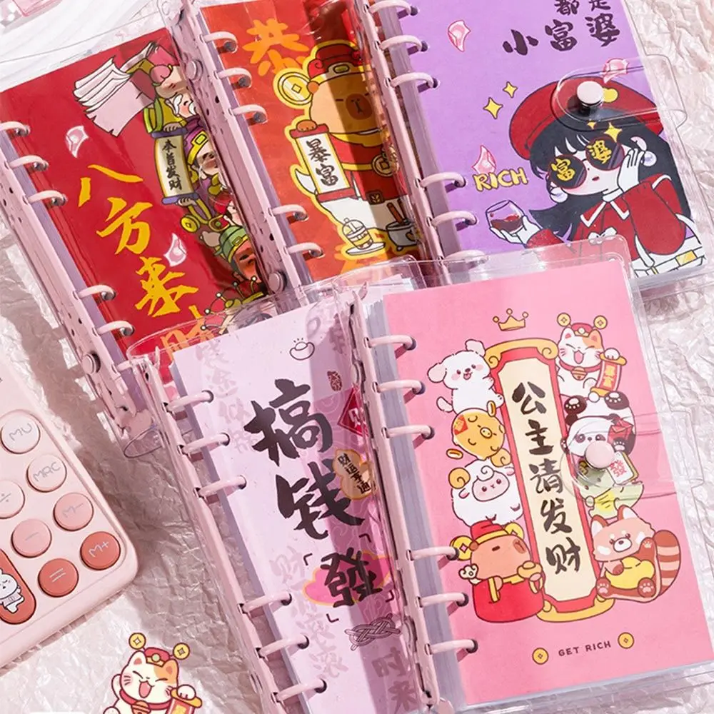 Save Money Envelopes Money Saving Challenge Large Capacity Waterproof Money Collection Book PU Reusable