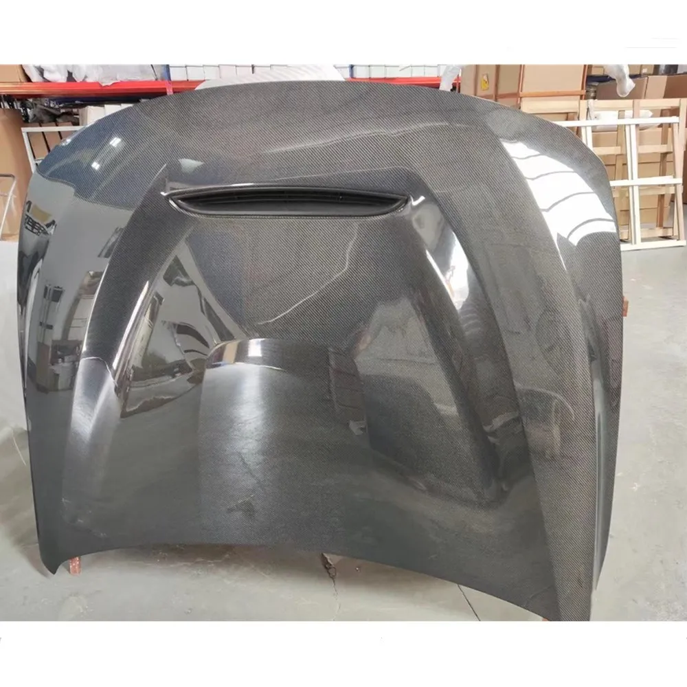 غطاء محرك السيارة من ألياف الكربون لـ F32 F33 F36 4 Series 2013-2020 ترقية GTS نمط ألياف الكربون غطاء محرك السيارة أجزاء الجسم
