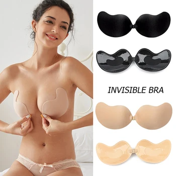 2023 adesivi per il petto in Silicone Mango sollevare il reggiseno nudo reggiseno autoadesivo nudo copertura invisibile reggiseno Pad Sexy senza spalline petali del seno