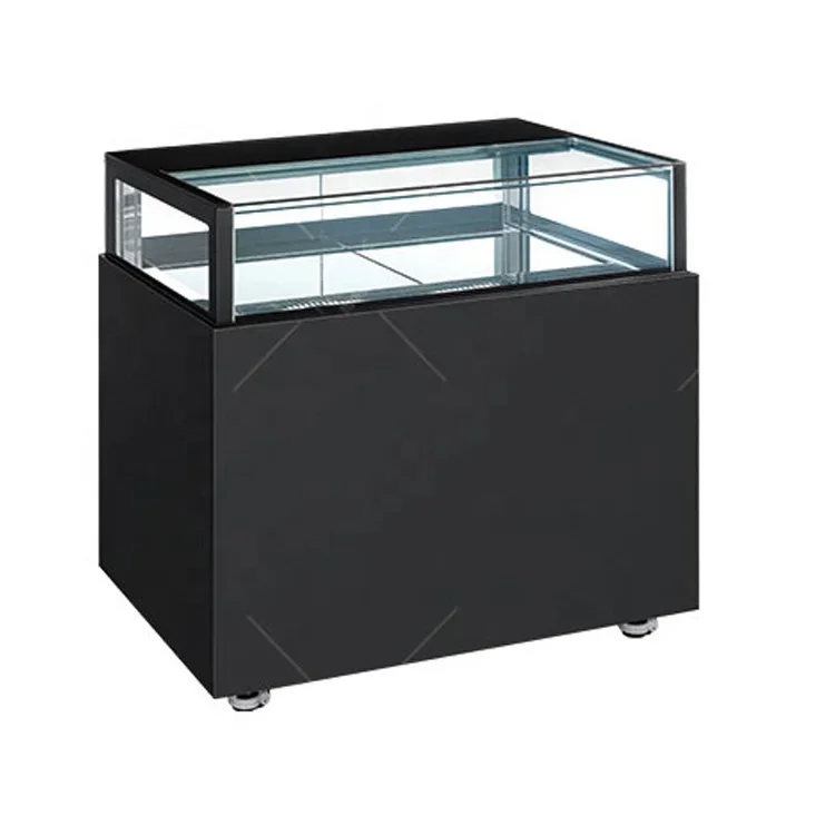 

y Single layer chocolate dessert display showcase refrigerator