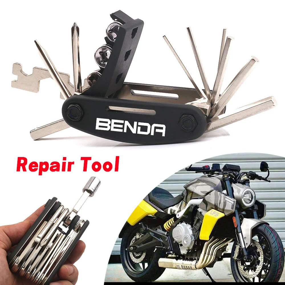 For Benda Bd Chinchilla 500 300 Bd500 Bd300 Rock 300 16 In 1 Tools Repair Screwdriver Kit Motorcycle Accessories