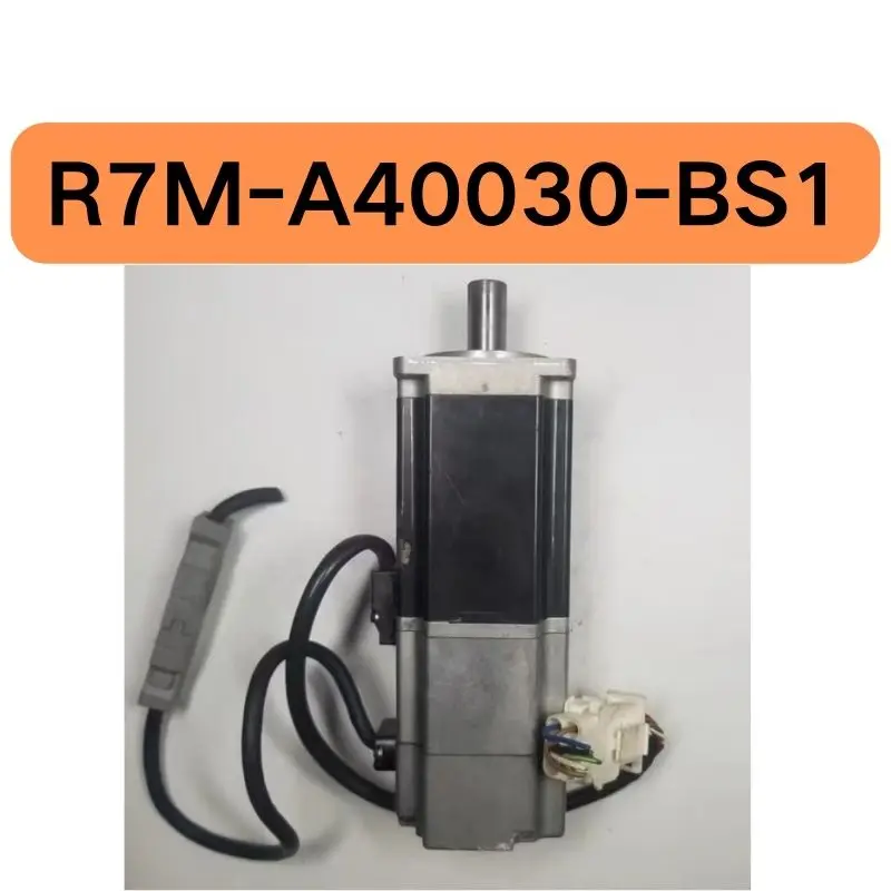 Second hand R7M-A40030-BS1 servo motor test OK, function intact