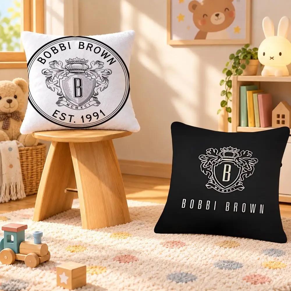 Beauty Bobbi Brown Makeup Cosmetics Cushion Cover Personalized Decorative Living Room Home Sofa Bedroom Office Car Decor