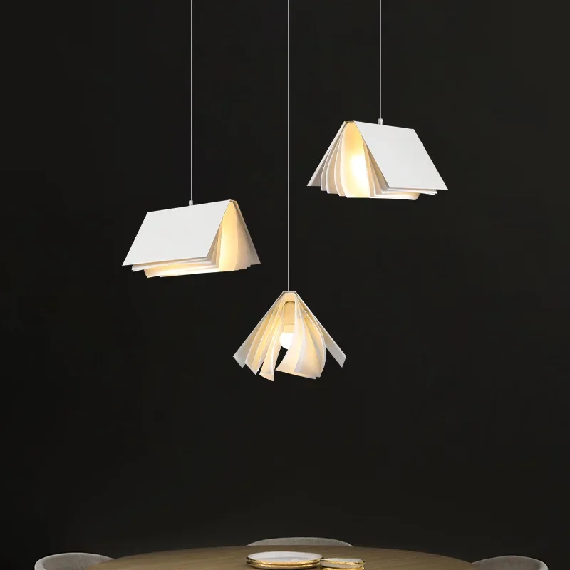 Nordic Chandelier Modern Minimalist Bookstore Restaurant Bar Creative Personality Book Decorative