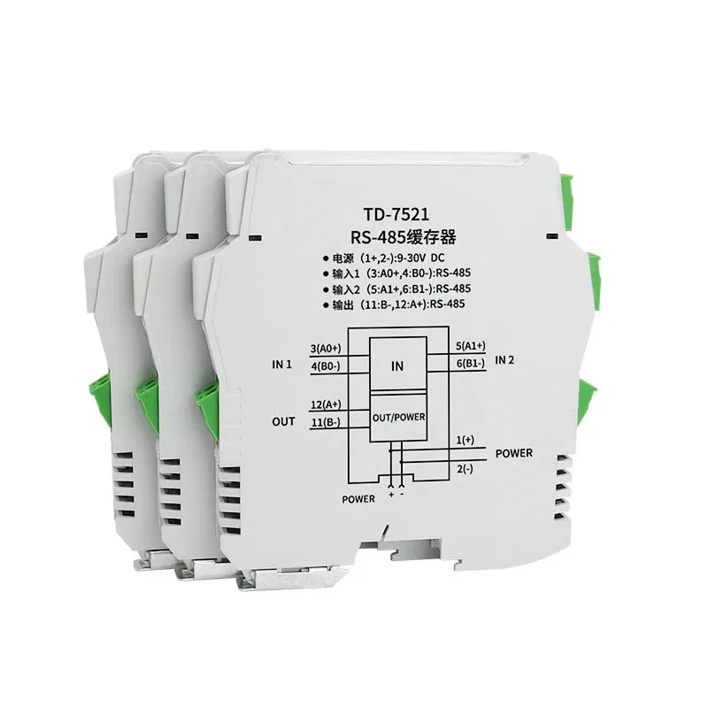 

RS485 repeater industrial grade photoelectric isolation chip extend communication distance 485 1 in 4 out signal amplifier