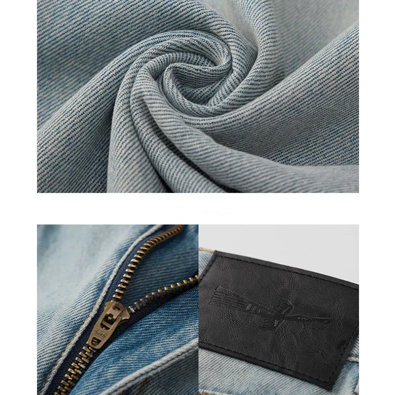 clanfit slim slim verão/primavera desleixado casual solto lyocell jeans vão com tudo