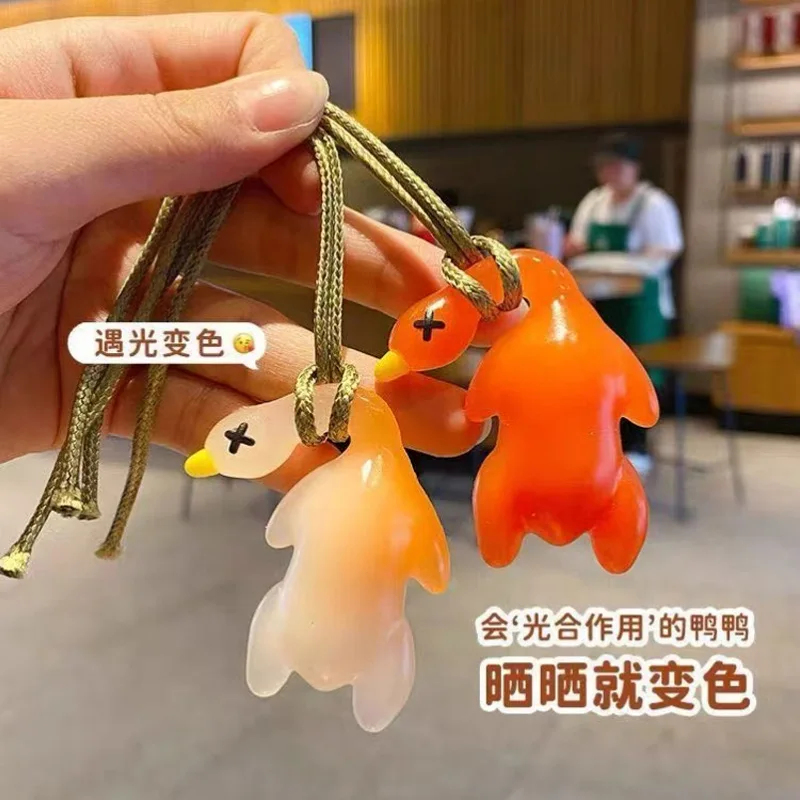 5pcs 3d resin miniautre roast duck diy dollhouse materials junked case charms cute cartoon accessories