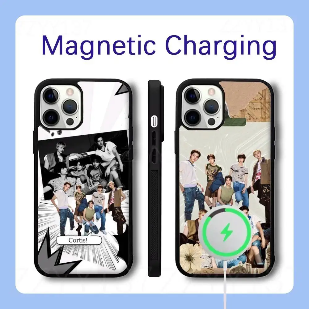 حافظة هاتف C-Cortis Go Boys Kpop لهاتف iPhone 17,16,15,14,13,12,11,Pro,Max,Plus,Air,Mini,SE Magsafe شحن لاسلكي مغناطيسي #1