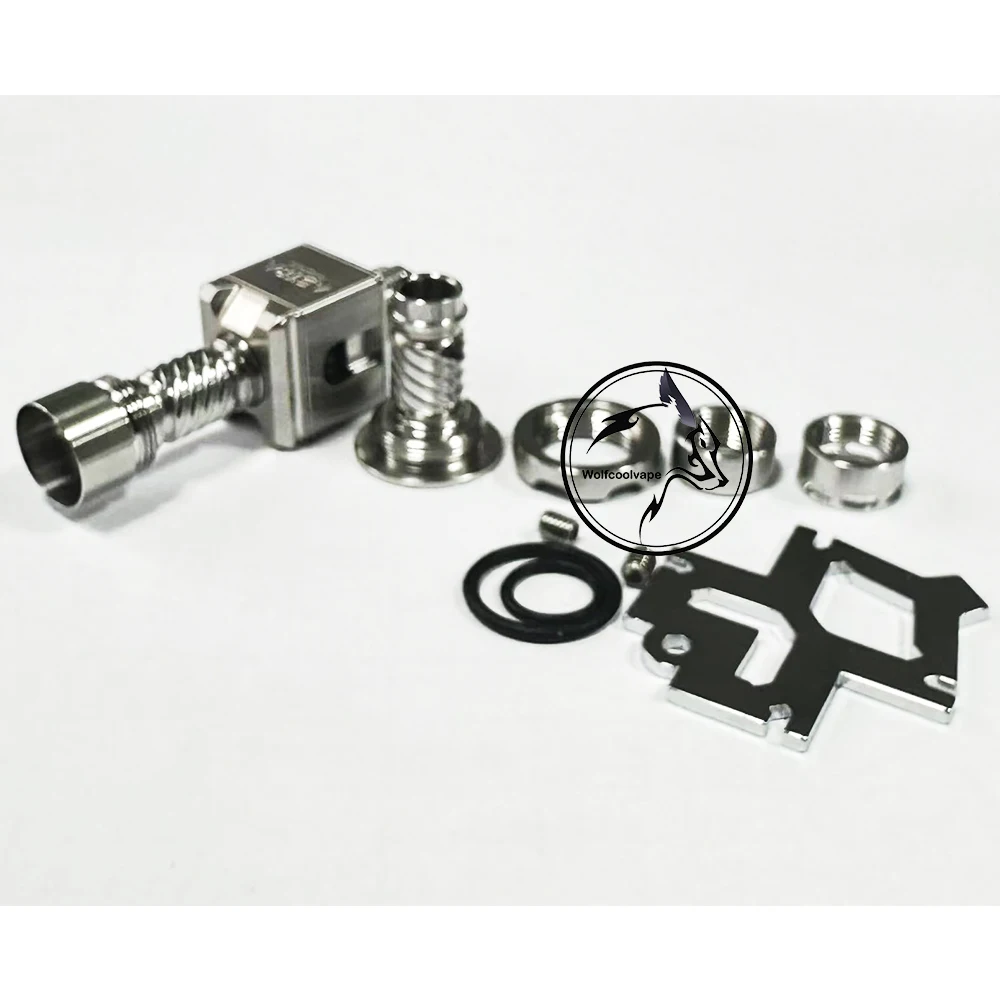 Wolfcoolvape MISSION XV สไตล์ Astra RBA Bridge สําหรับ Billet/Boro Mod 316SS 5 PCS Air Pin 1.2, 2.0, 2.5, 3.0, 3.5 มม.