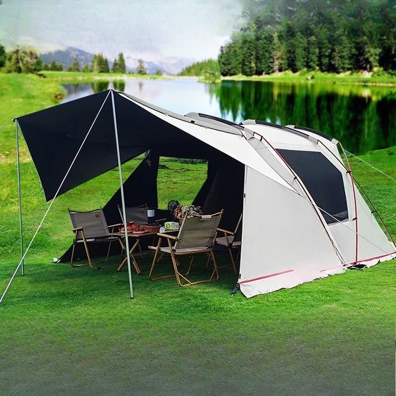 

Наружное использование, одна комната, один зал, кемпинг, палатка, два в одном, навес, защита от дождя, оборудование для кемпинга