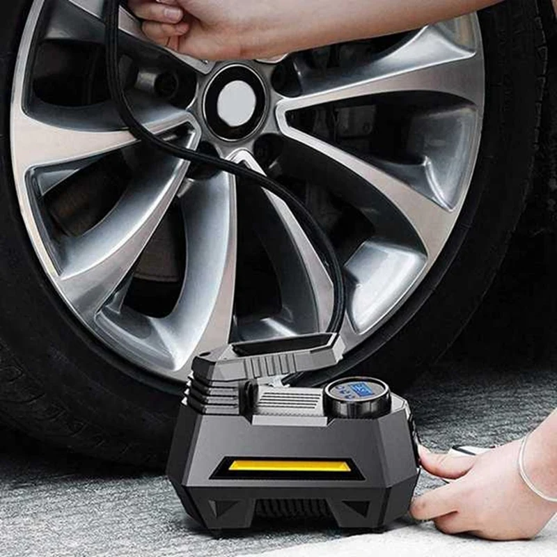 12V Car Wireless Portable Tire Pump Rechargeable Air Pump Mini Electric Car Travel Boat Air Compressor Tool