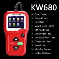 KONNWEI KW680 OBD2 Scanner For Cars After 1996 Auto Diagnostic-Tool Russian Language Car Scanner Tools Diagnostic Code Reader