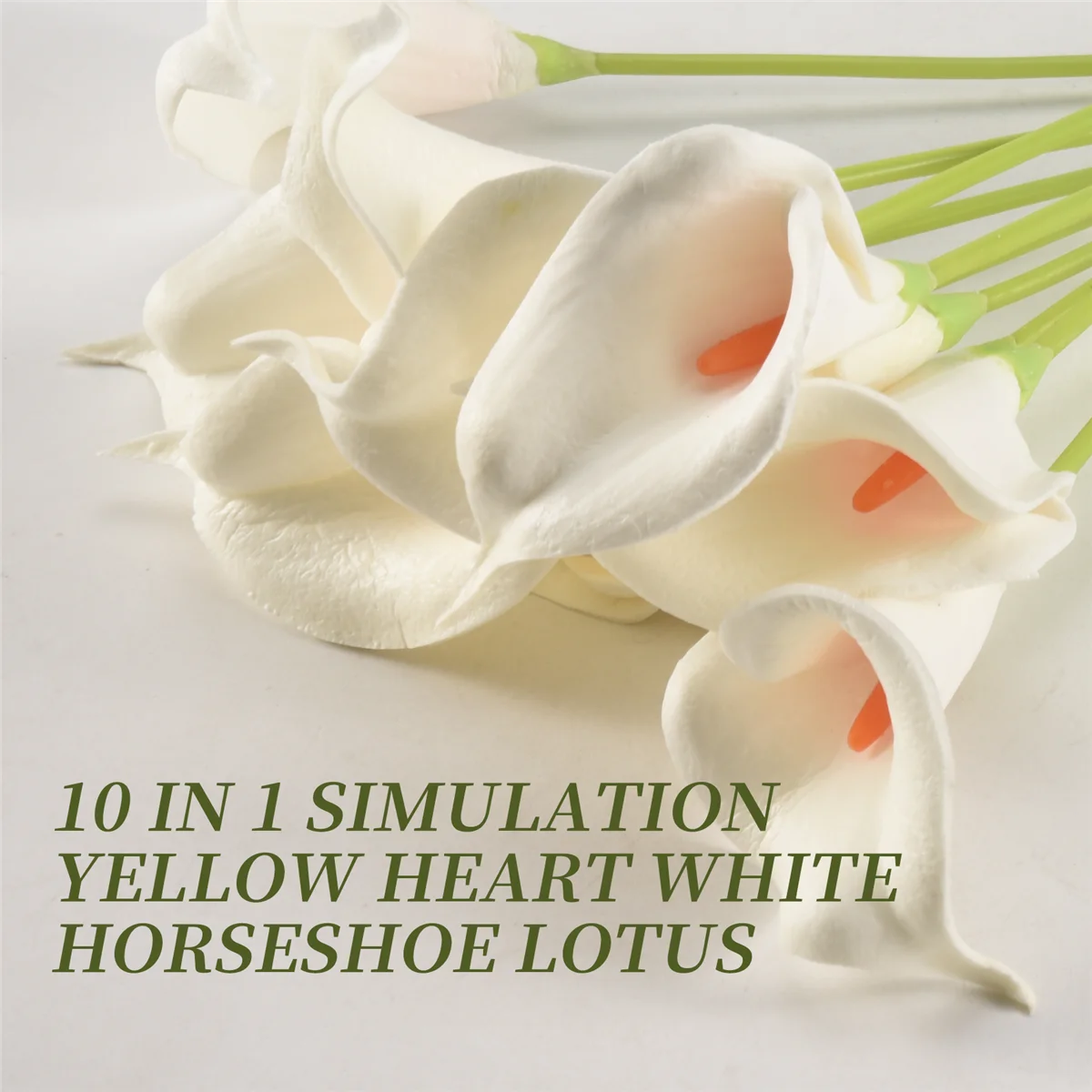 

Wedding Bouquet Calla Lily 10 head Latex Real Touch KC51 White