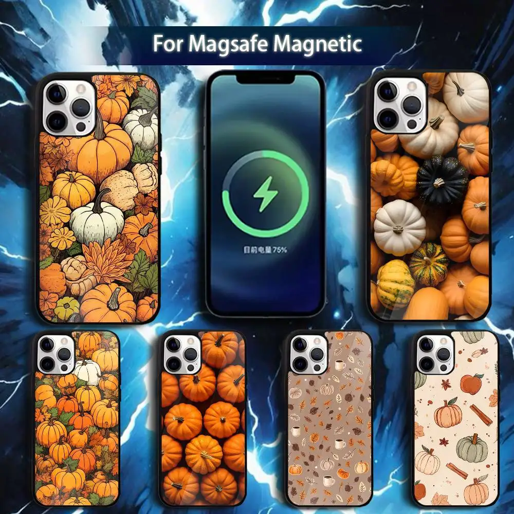 

A-Autumn l-leaves p-pumpkin Phone Case For iPhone 17,16,15,14,13,12,11,Pro,Max,Plus,Mini,Magsafe,Magnetic Wireless Charging Case