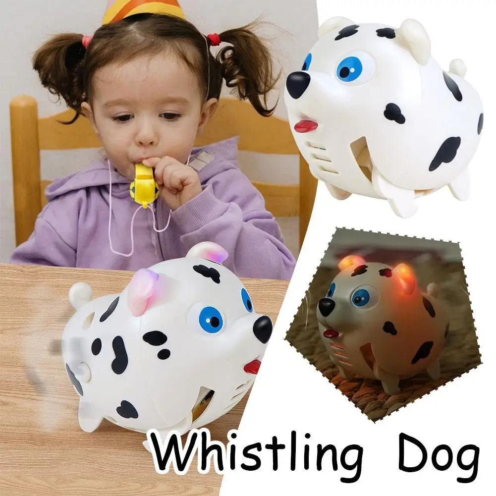 1Pcs Cute Light Music Early Whistle Dog Toy Fun Lovely Electric Induction Puppy Toys Infants Puzzle Education Children Toys Gift