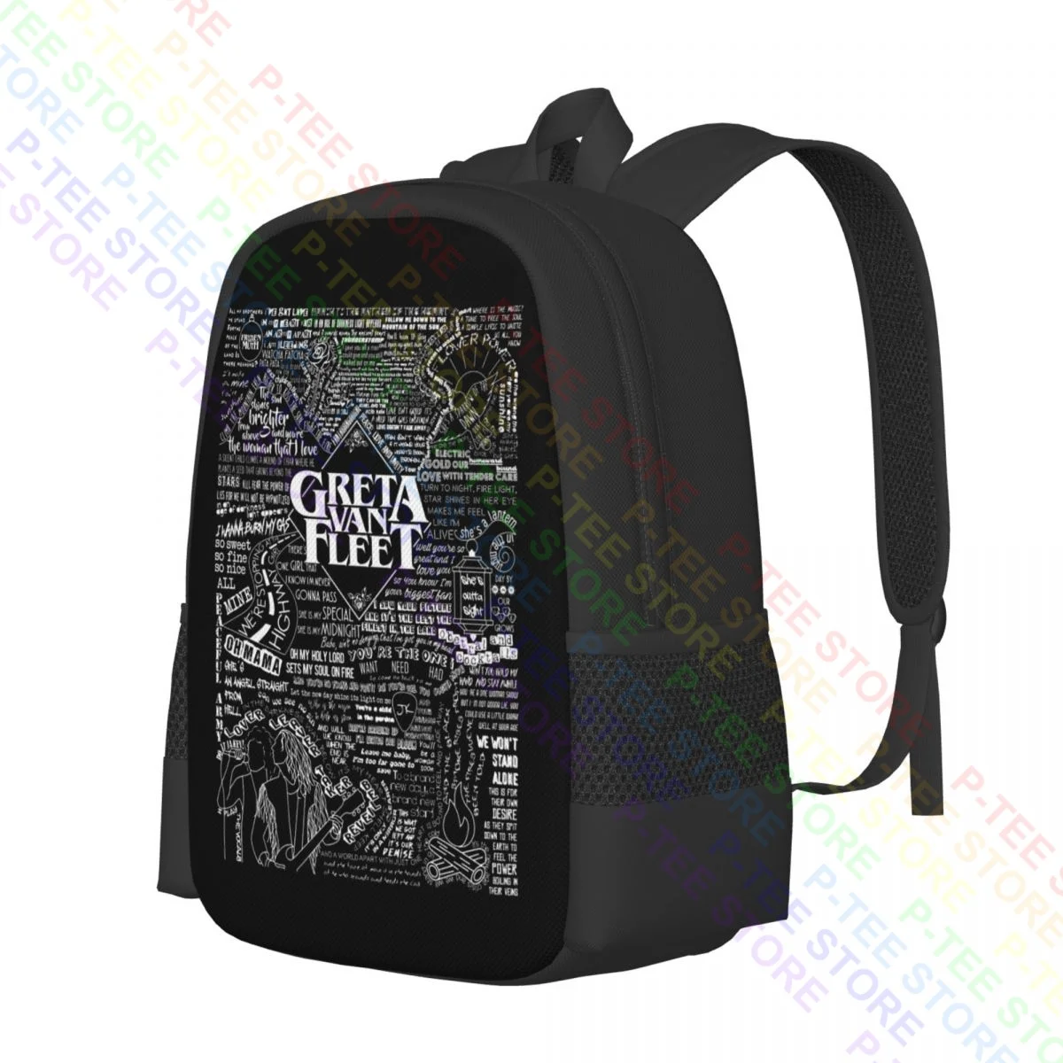 Greta Van Fleet Strange Horizons Tour 2021 P-735Backpack Large Capacity Backpack Storage Bag