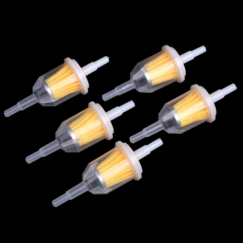 5pc Inline Gas/fuel Filter 6mm-8mm 1/4