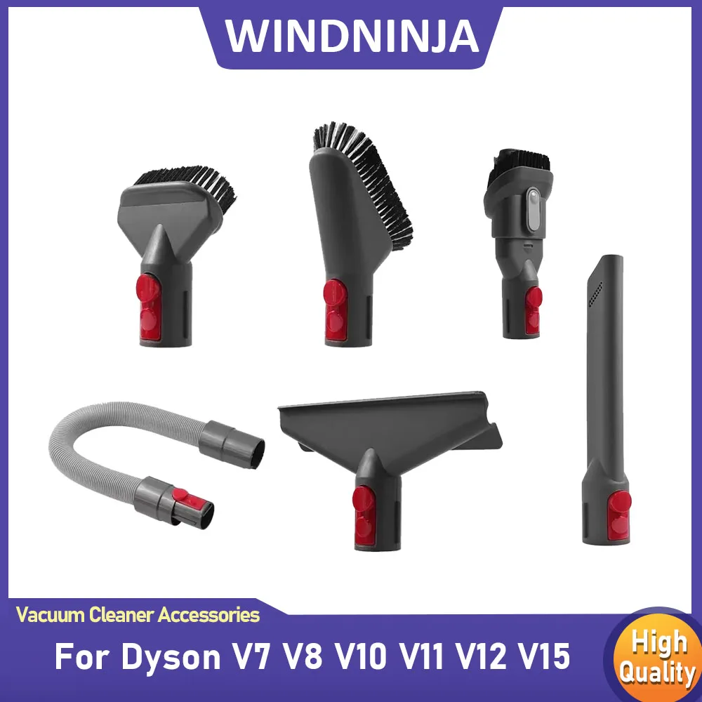 Accessories Fit For Dyson V7 V8 V10 V11 V12 V15 Vacuum Cleaner Mattress Corner Cleaning Suction Head Flexible Hose Parts