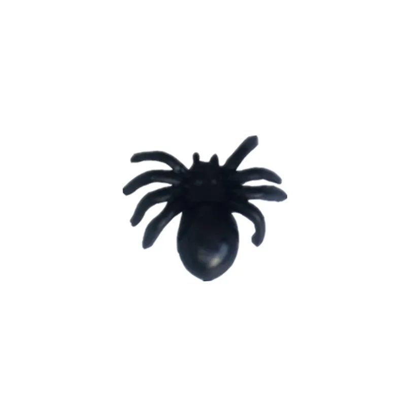 100/50Pcs Halloween Fake Spider Mini Luminous Plastic Spider Halloween Party Home Decoration Kids Tricky Prank Toy Haunted House