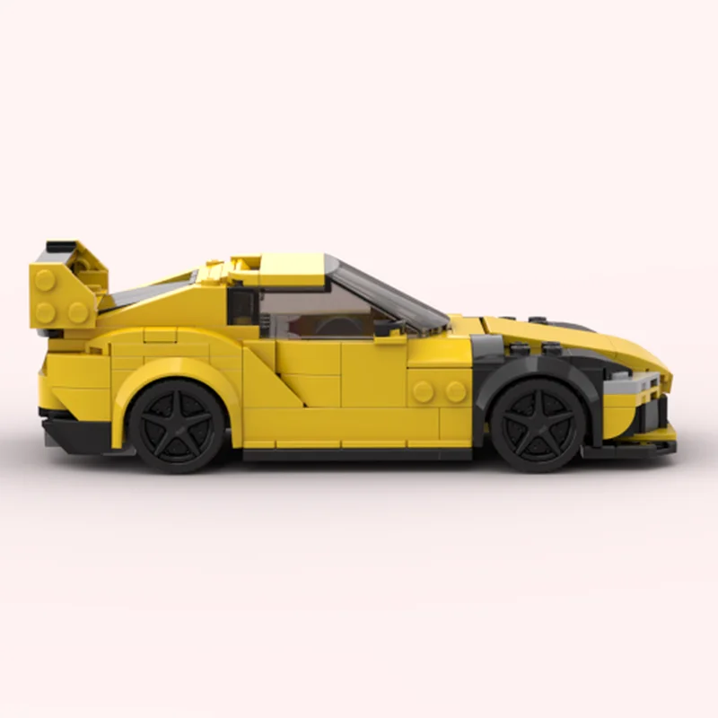 300pcs MOC GR Supra Mod Updated City Champions Model Building Blocks DIY Creative Christmas Gifts Idea Toy Brick Kids Birthday