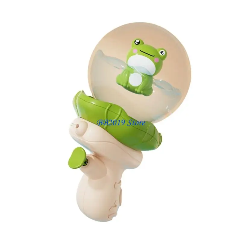 Q0KB Đồ chơi súng nước bong bóng trong suốt có thiết kế hoạt hình Đồ chơi chiến đấu dưới nước ngoài trời