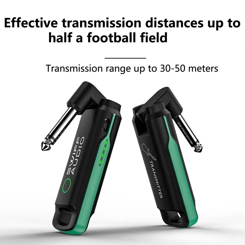 Guitar Transmitter Encrypted Transmission Bass Transmitter Foldable Audio Transmission Wireless Electric Guitar Bass Receiver