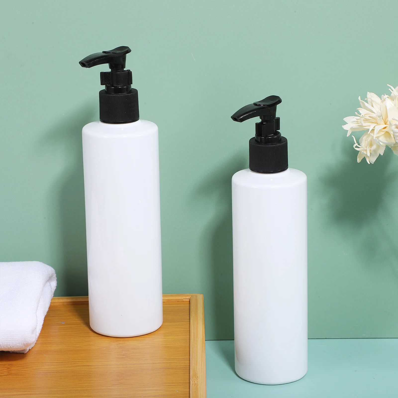 5 قطعة زجاجات السفر البلاستيكية القابلة لإعادة الملء حاويات مضخة محلول فارغة المحمولة موزع لأدوات الزينة كريمات العناية بالبشرة #2