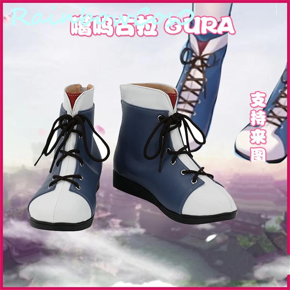 Virtual YouTuber Vtuber hololive Hololive vtuber Gawr Gura Cosplay Shoes Boots Game Anime Carnival Party Halloween ChritmasW3046
