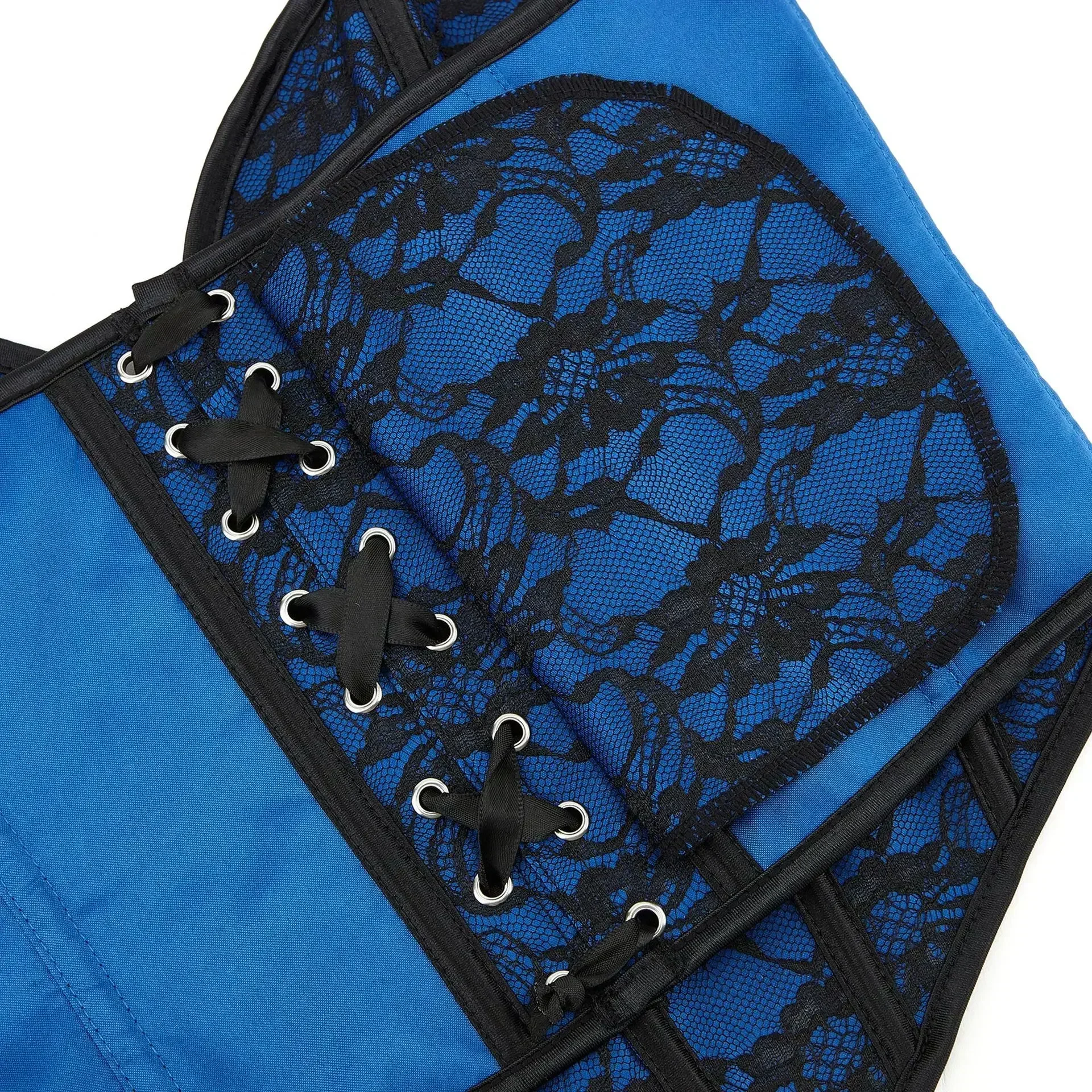 Модный женский корсет с завышенной талией, укороченный топ на шнуровке, пластиковые бюстье с косточками, формирователь тела, короткий торс, сексуальный Kорсет