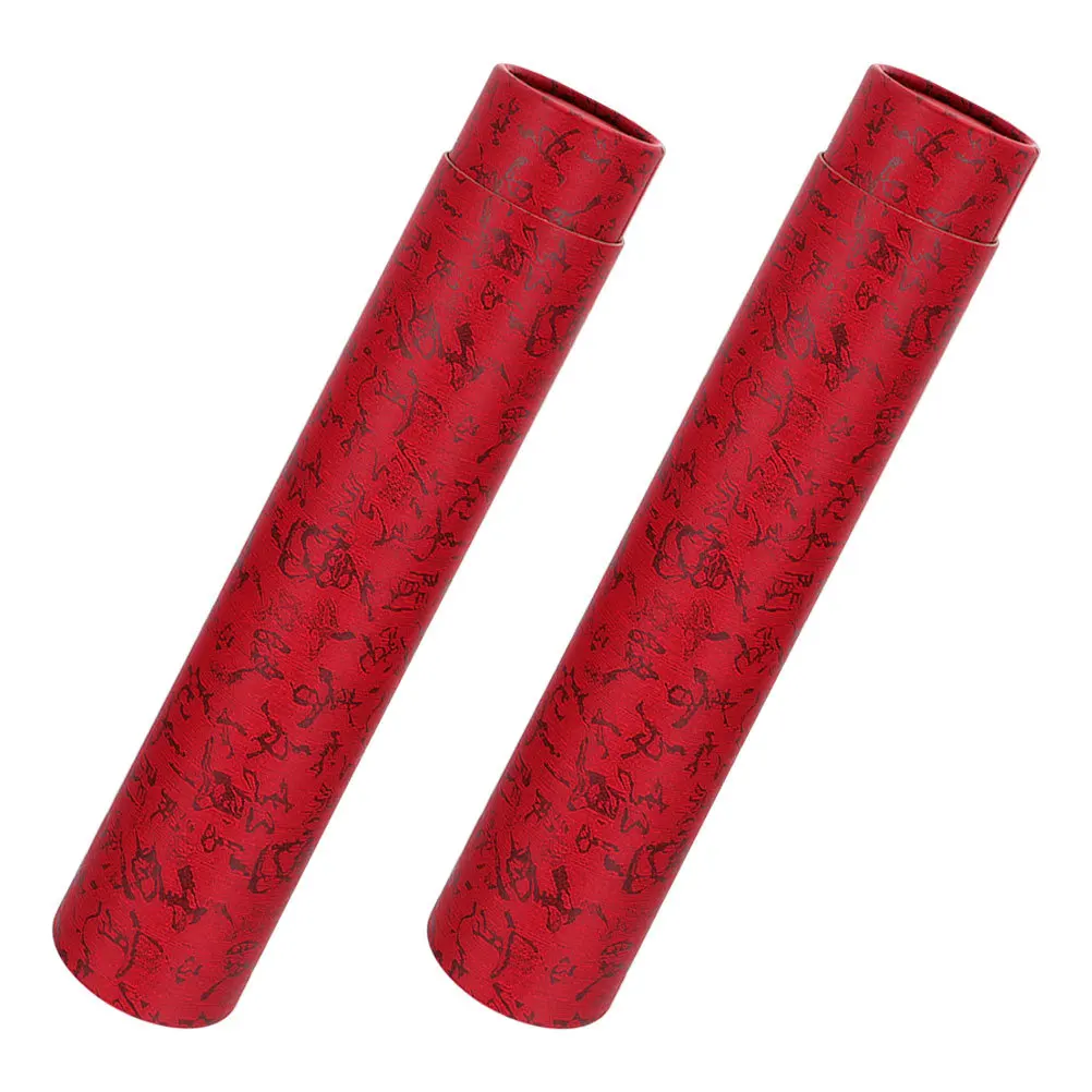 2 قطعة أنبوب أعمال فنية الخط تصميم مادة سميكة لأحجام مختلفة أنبوب ملصق فاخر وعملي