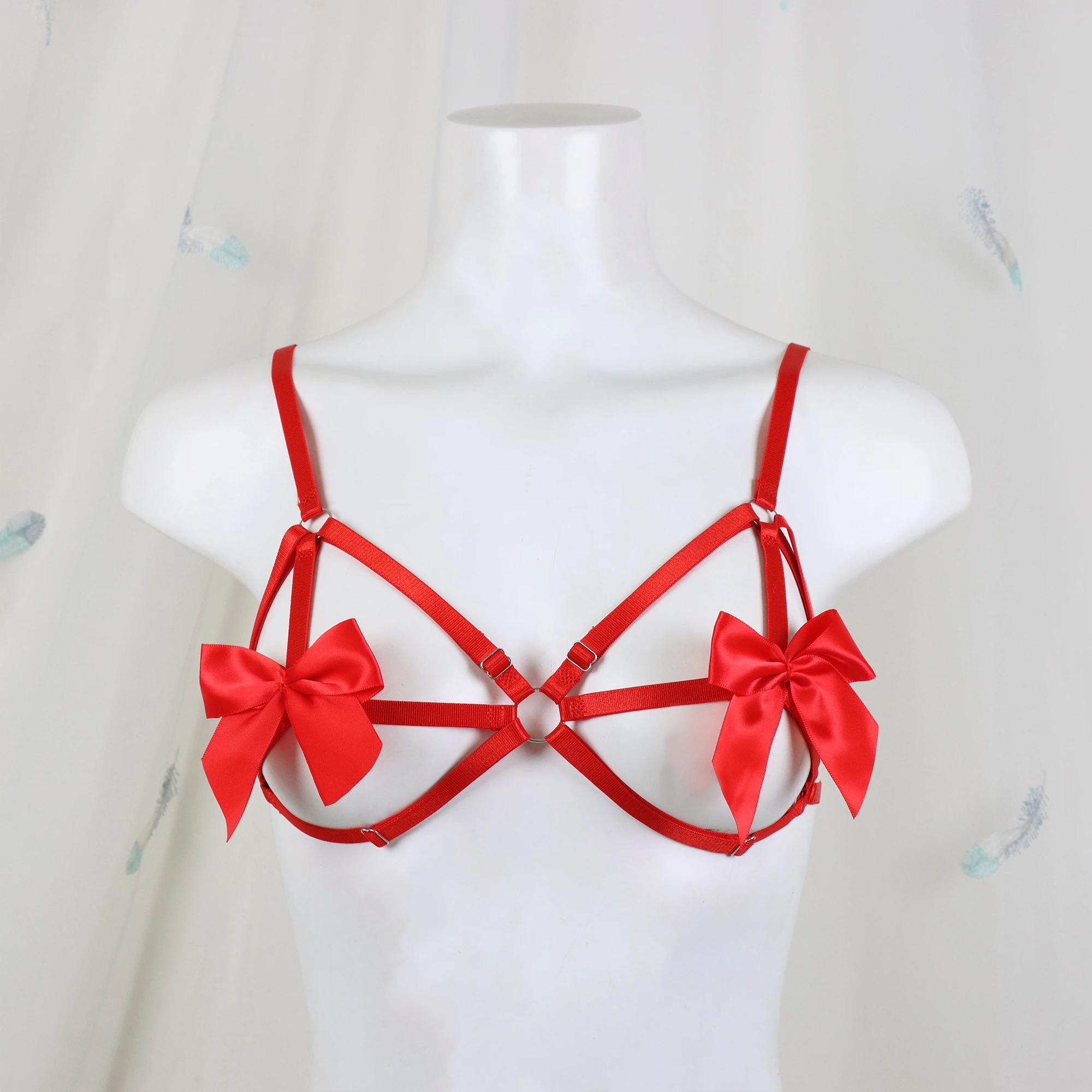 حمالة صدر نسائية مثيرة مشد مطاطي ملابس داخلية Bdsm عبودية مشد ضيق قوطي صنم زي إكسسوارات غريبة #3