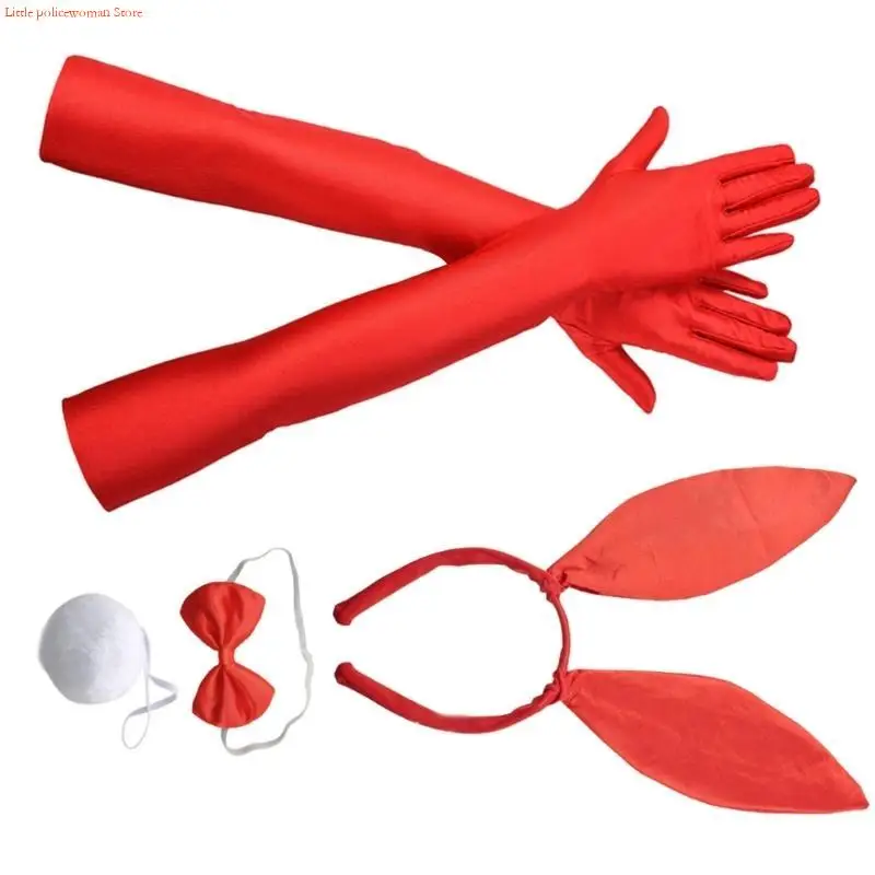 F92D – bandeau oreilles lapin Sexy, nœud papillon, queue lapin, Costume fête carnaval LolitaStyle, tenue d'halloween